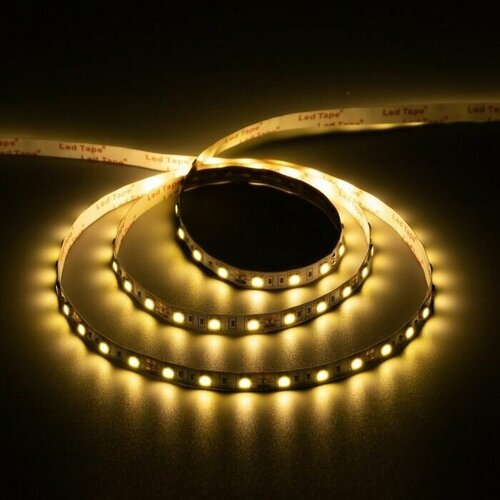 Светодиодная лента 5 м, IP20, SMD5050, 60 LED/м, 14.4 Вт/м, 12 В, 3000К