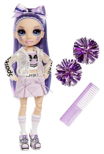 Игрушка Rainbow High Кукла Cheer Doll Violet Willow purple 572084