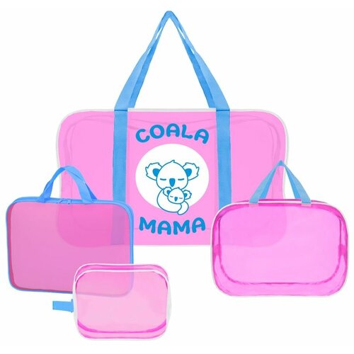 Coala Mama Набор сумок 3+1 в роддом Coala Mama цвет Bubble Gum moomin mama