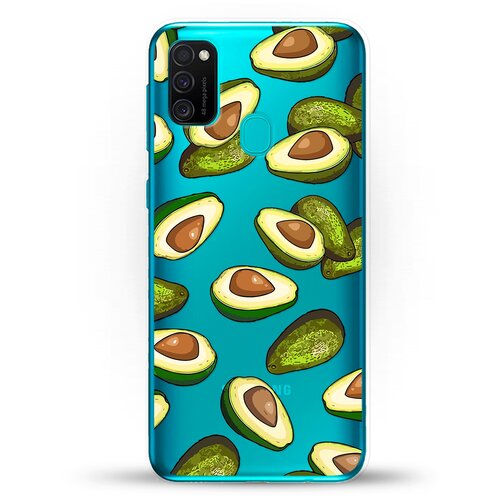 фото Силиконовый чехол авокадо на samsung galaxy m30s andy & paul