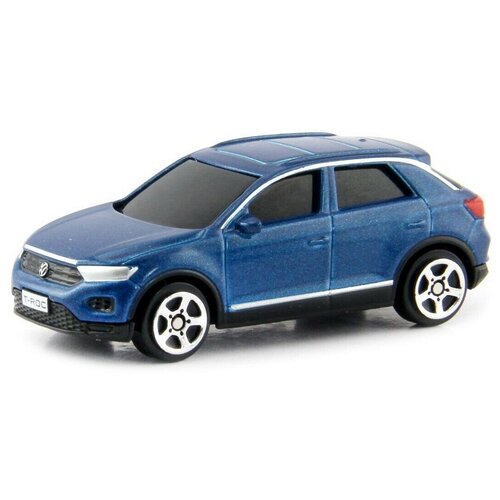 Легковой автомобиль RMZ City Volkswagen T-Roc 2018, 344040S 1:64, 7.3 см, синий for volkswagen vw t roc troc t roc 2017 2018 2019 mud flaps splash guards mudguards carbon fiber effect mudflaps car accessories