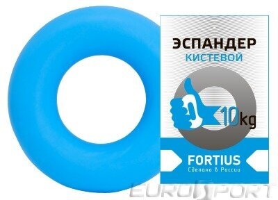 Эспандер-кольцо FORTIUS 10 кг голубой