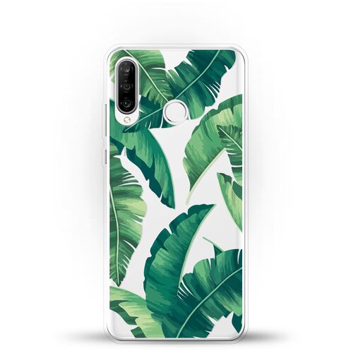 фото Силиконовый чехол пальма на huawei p30 lite andy & paul