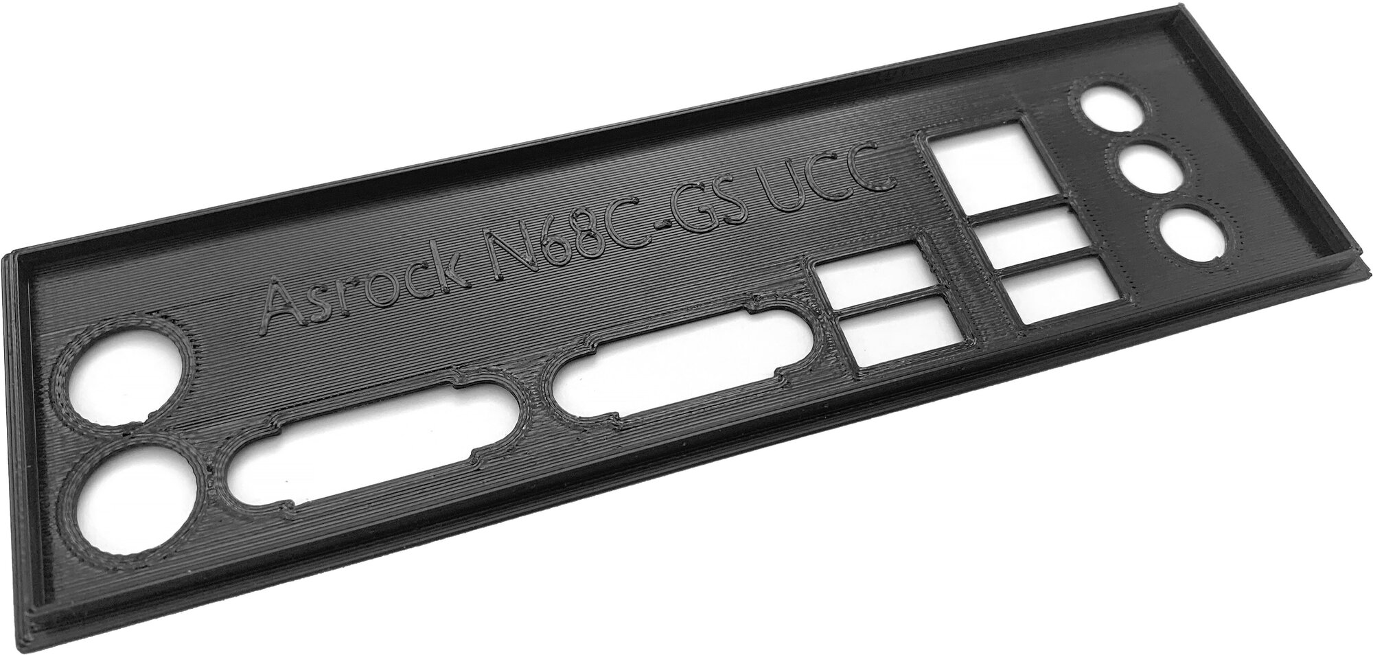 Заглушка для компьютерного корпуса к материнской плате Asrock N68C-GS UCC black