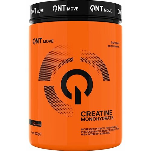 Креатин моногидрат QNT Creatine Monohydrate 300 г, Нейтральный креатин моногидрат olimp creatine monohydrate powder 550 г нейтральный