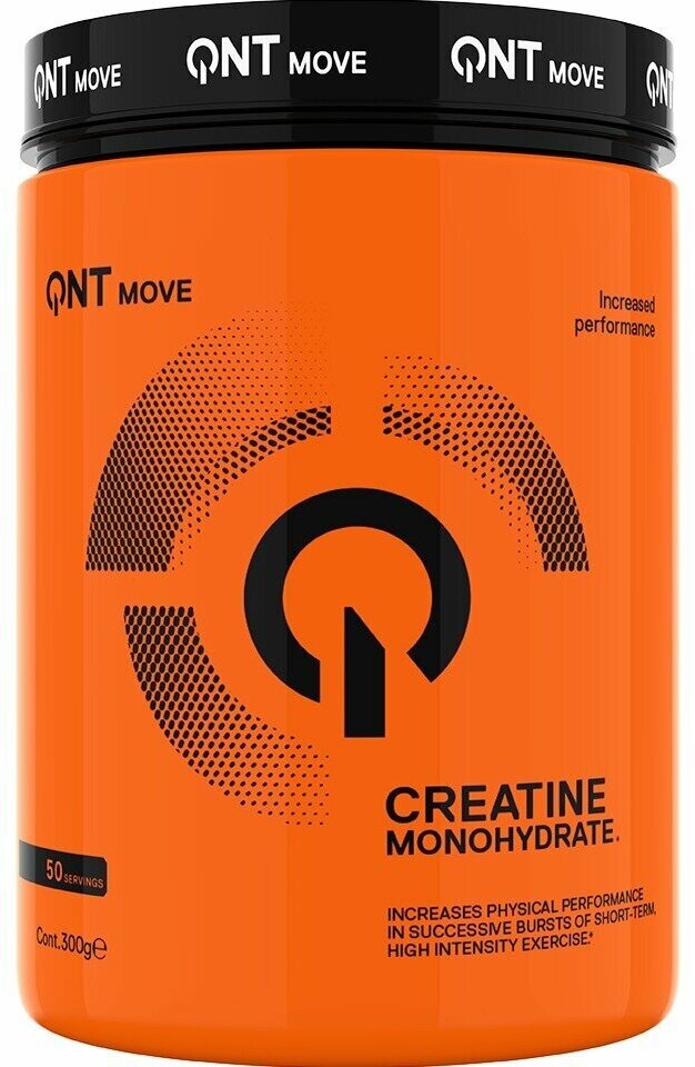 Креатин моногидрат QNT Creatine Monohydrate 300 г, Нейтральный