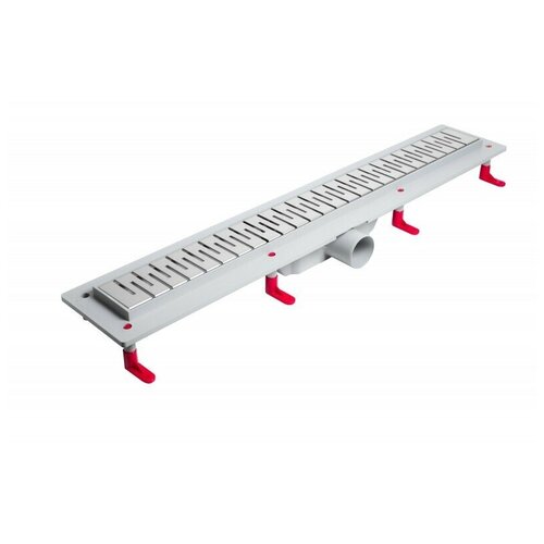 Душевой лоток 900мм MIANO MEDIUM глянец, боковой слив D50