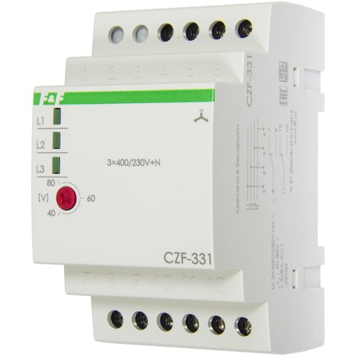Реле контроля наличия и асимметрии фаз CZF-331 ЕА04.001.008