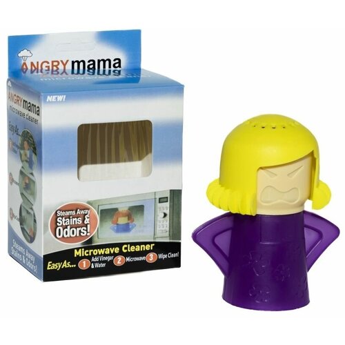 Пароочиститель для микроволновой печи Angry mama устройство для чистки микроволновой печи angry mama 2805109