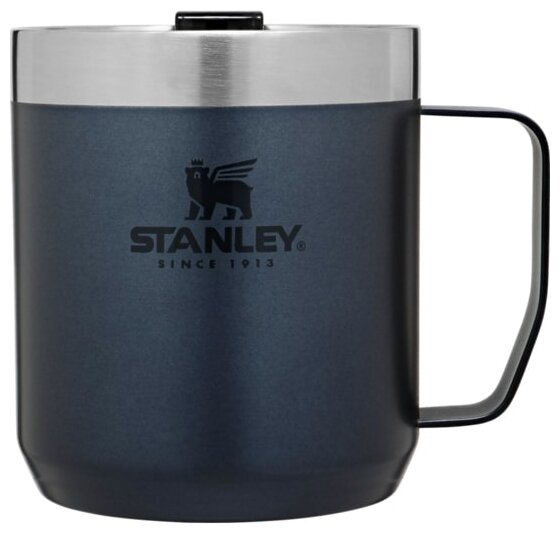 Термокружка STANLEY Classic Legendary Camp Mug, 0.35 л, синий - фотография № 1