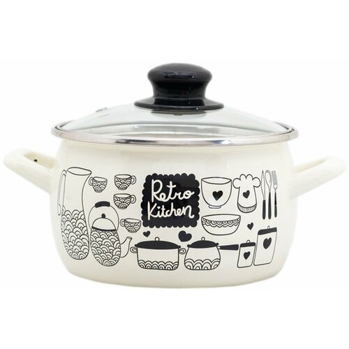 Кастрюля с крышкой Metrot Retro Kitchen 5181₽