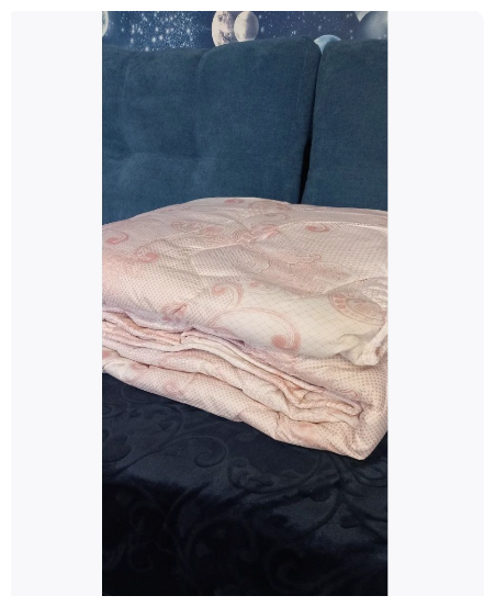Одеяло Овечья шерсть Летнее 1,5 Облегченное 140х205 полуторка - фотография № 4
