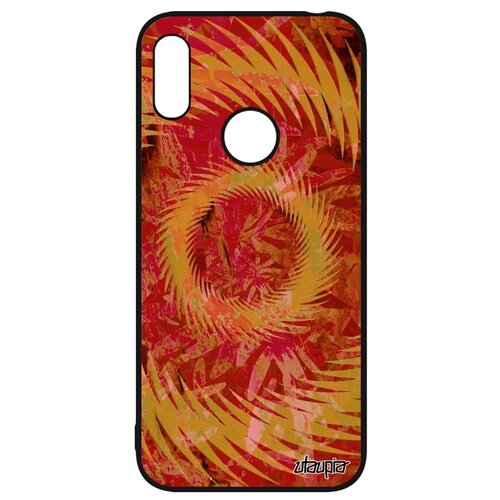 фото Чехол на мобильный huawei y6 2019, "мандала спираль" антистресс иллюзия utaupia