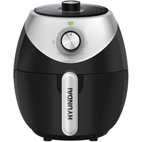 Аэрогриль Hyundai HYF-3456 1500Вт черный/серебристый для здорового приготовления — купить, цена, характеристики