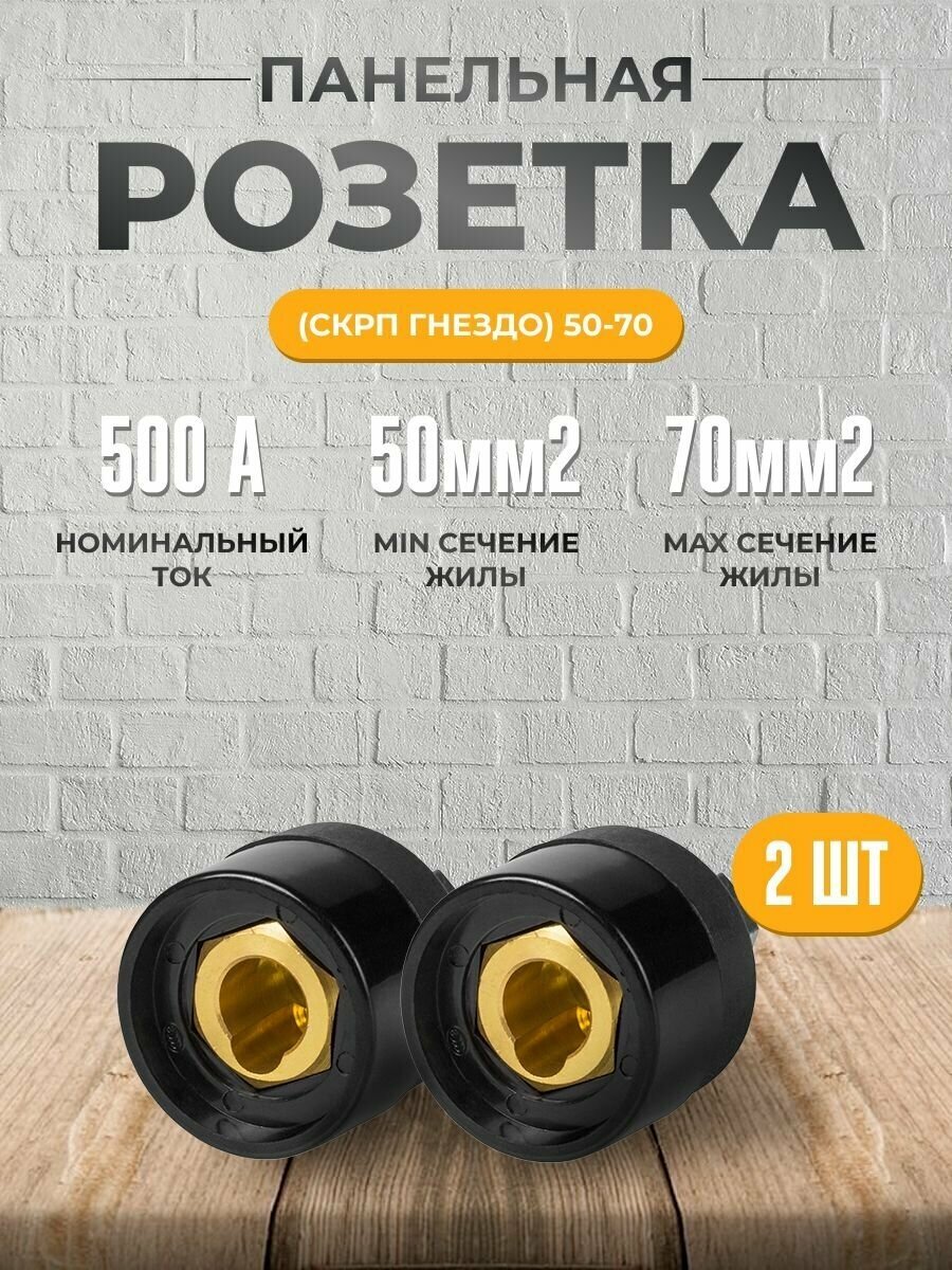 Розетка панельная (скрп гнездо) 50-70(2шт)