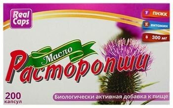 Масло расторопши капсулы 300мг 100 шт. РЕАЛКАПС АО - фото №3
