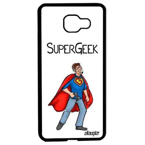 фото Чехол на смартфон galaxy a5 2016, "супергик" веселый комичный utaupia