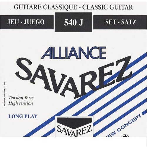 Струны для классической гитары Savarez 540J Alliance HT Classic Blue high tension струны для классической гитары savarez 540j alliance ht classic blue high tension
