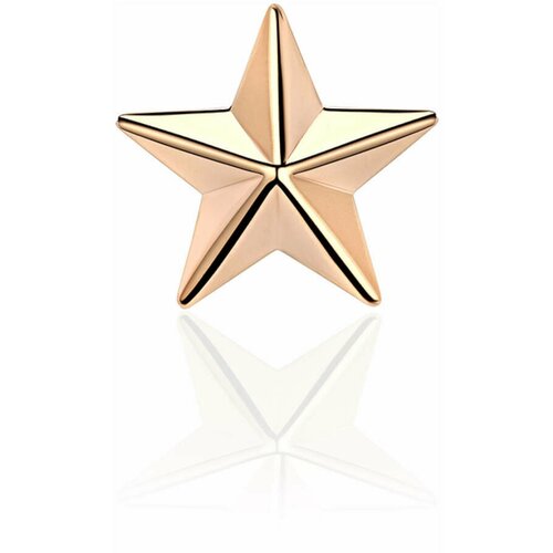 Подвеска Эстет, красное золото, 585 проба, размер 1.5 см.