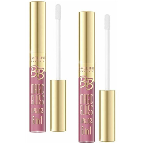 Блеск для губ Eveline BB MAGIC GLOSS, № 367, 9 мл - 2шт