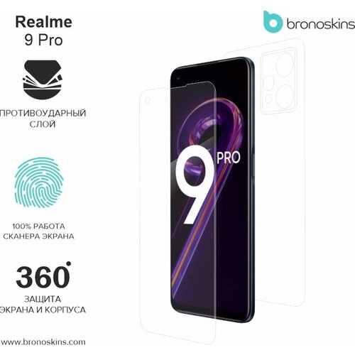 Защитная пленка для Realme 9 Pro (Глянцевая, Защита задней панели)