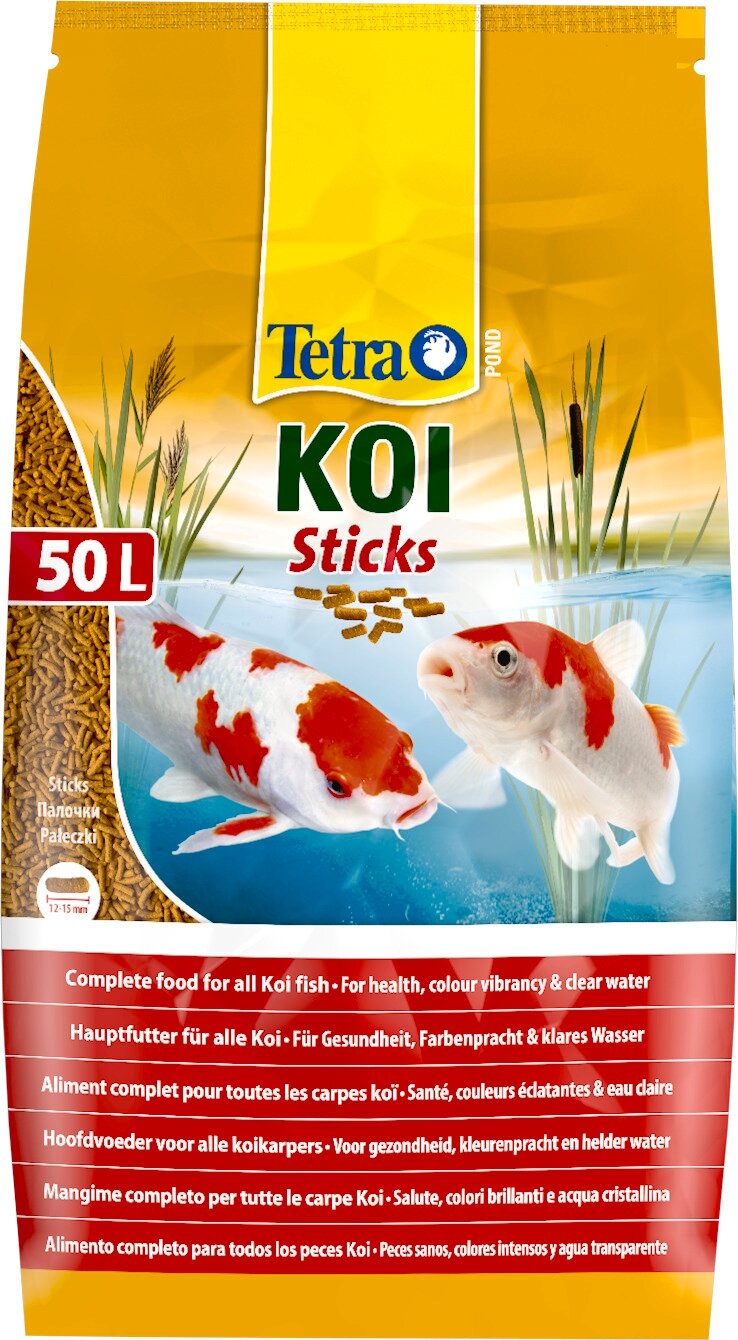 Корм для прудовых рыб Tetra Pond KoiSticks 50 л (палочки, 12-15мм)