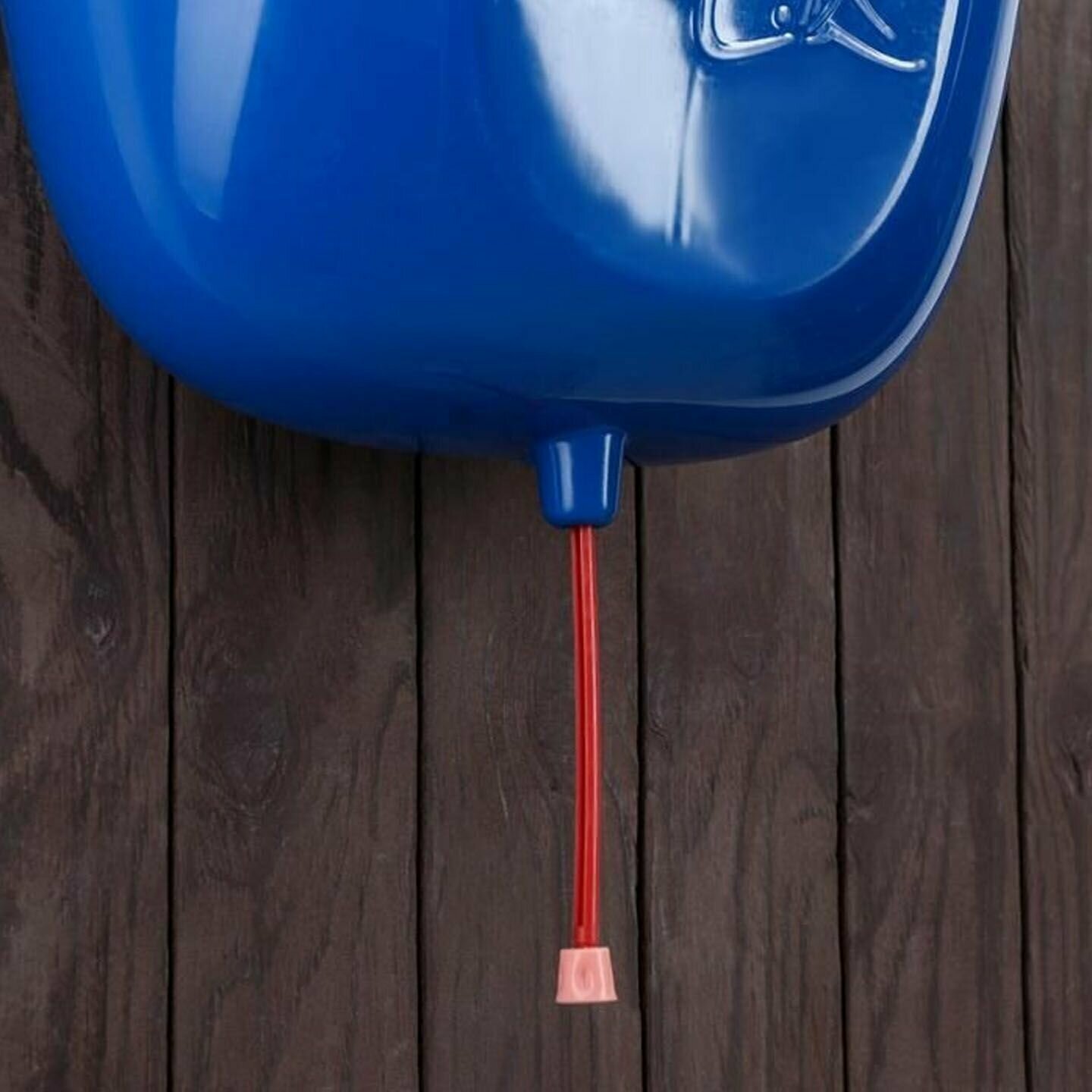 Рукомойник 7 литров, умывальник пластиковый, подвесной голубого цвета 1 шт - фотография № 3