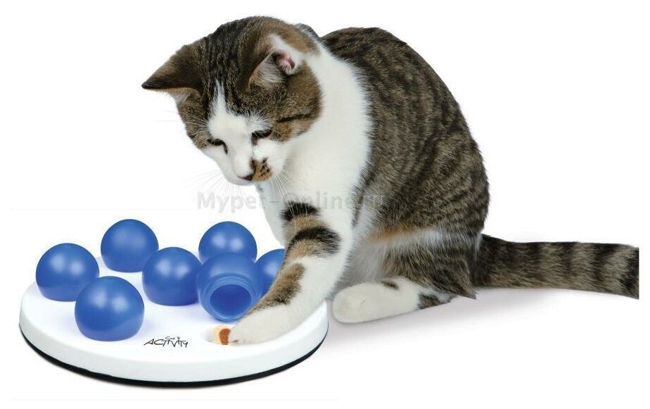 Trixie Развивающая игрушка Солитёр для кошек, D=20см - фото №2