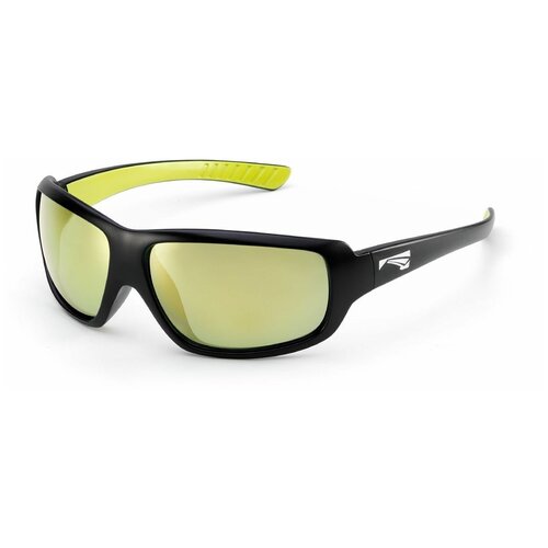 фото Солнцезащитные очки lip sunglasses, прямоугольные, спортивные, ударопрочные, поляризационные, с защитой от уф, устойчивые к появлению царапин, черный