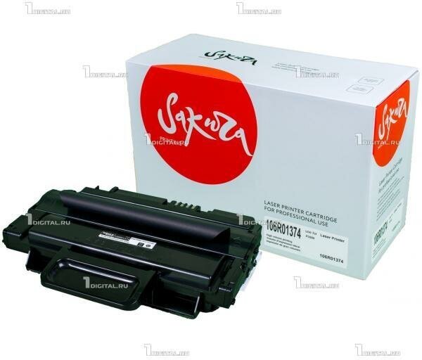 Картридж SAKURA 106R01374 черный для Xerox Phaser 3250 совместимый (5К) (SA106R01374)