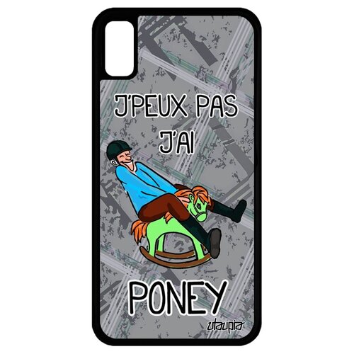 фото Чехол на мобильный iphone xr, "не могу - у меня пони!" пародия карикатура utaupia