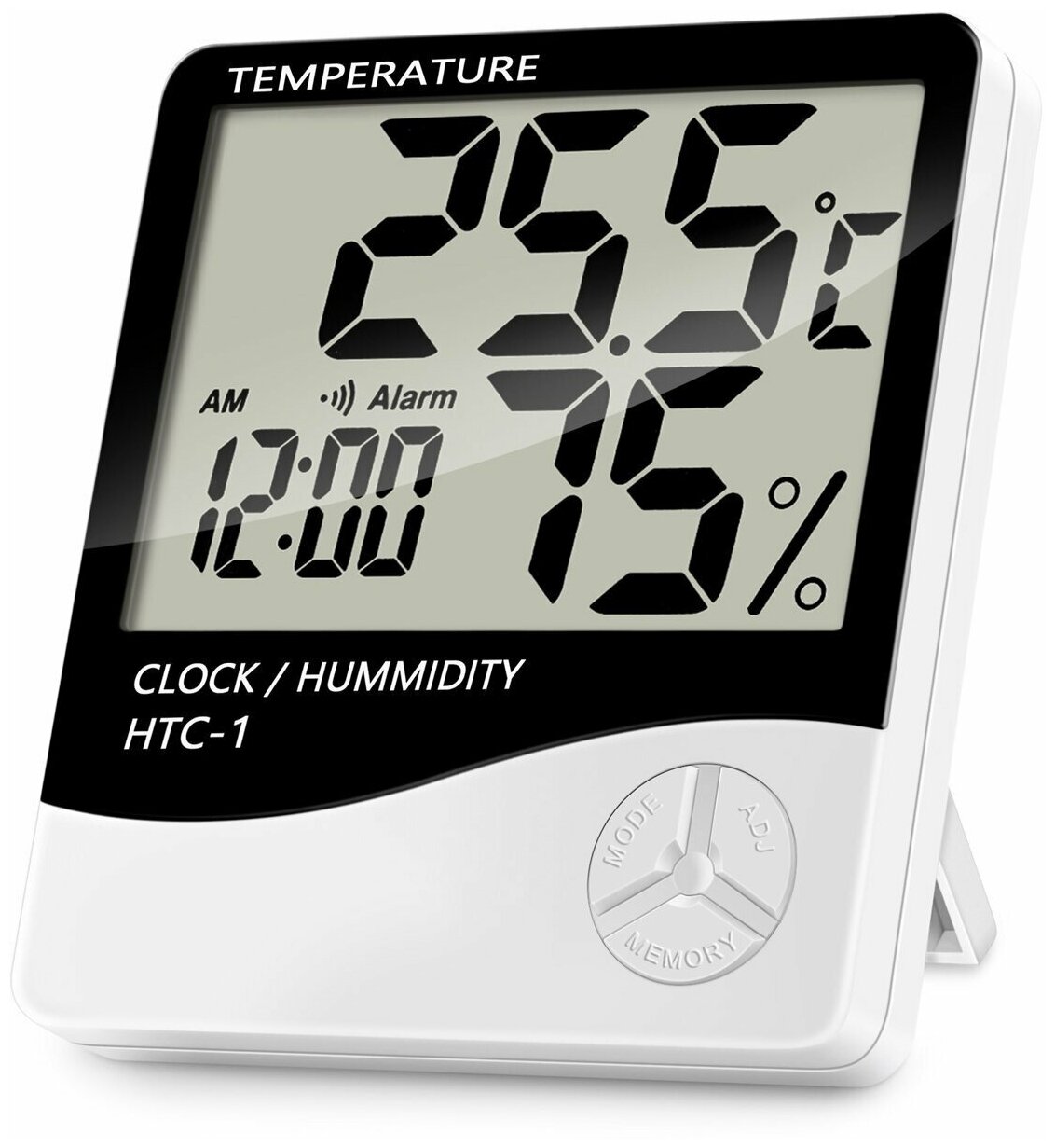 Цифровой термометр-гигрометр, измерение влажности и комнатной температуры - фотография № 1