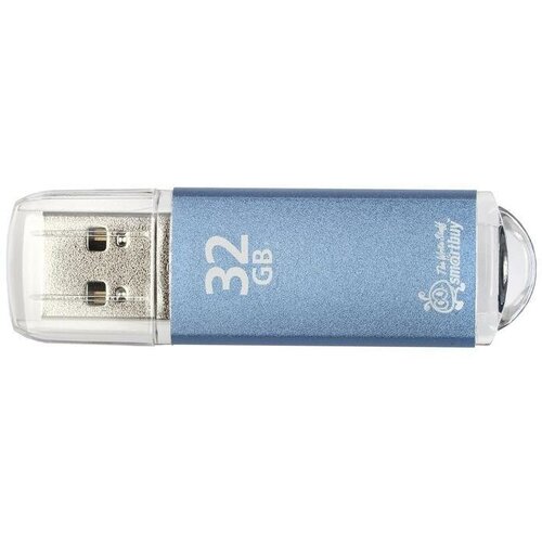 Флэш-диск USB 32Gb SmartBuy V-Cut, USB2.0, синий (SB32GbVC-B), 25шт.