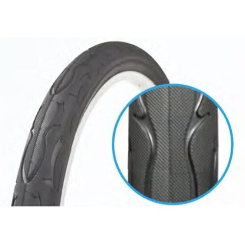 фото Trix покрышка 20"х 2.125 (57-406) txbm-031, слик, черная