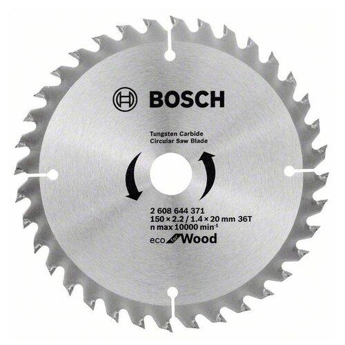 Диск пильный BOSCH ECO WO 150x20/16-36T