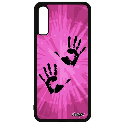 фото Чехол на смартфон galaxy a70, "отпечаток ладони" след рука utaupia