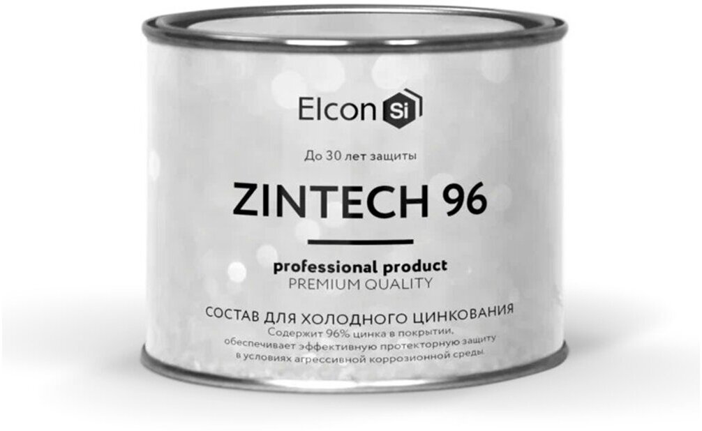 Состав для холодного цинкования Elcon Zintech 96, 1 кг, серый