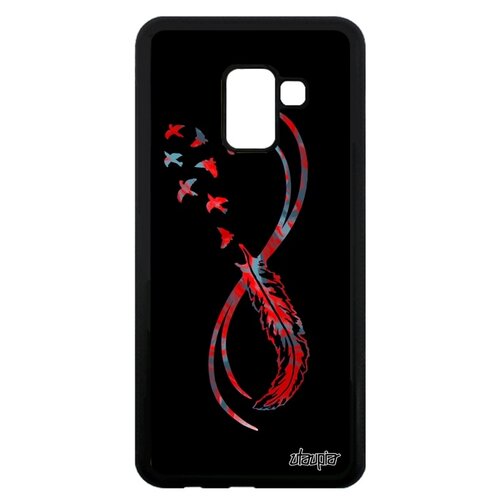 фото Чехол для galaxy a8 2018, "бесконечность" сердце love utaupia