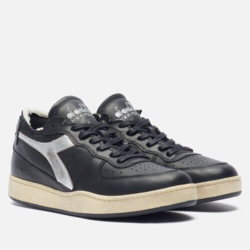 Кроссовки Diadora Heritage Mi Basket Row Cut New Moon чёрный, Размер 39 EU