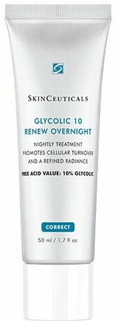 SkinCeuticals Ночной крем стимулирующий обновление клеток и возрождающий сияние | GLYCOLIC 10 RENEW OVERNIGHT