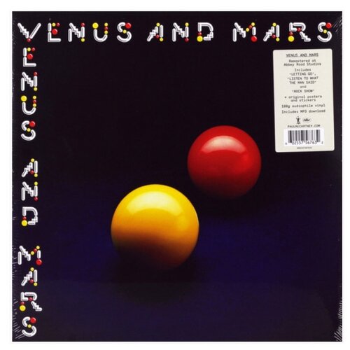 Capitol Records Wings / Paul McCartney. Venus and Mars (виниловая пластинка)