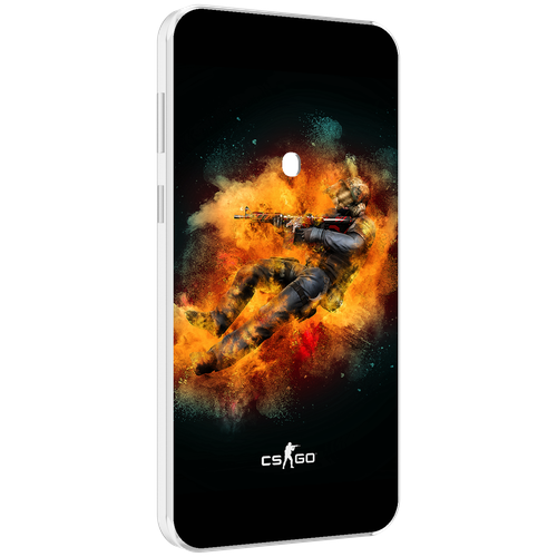 Чехол MyPads CS-go-Контр-террорист мужской для Meizu 16 Plus / 16th Plus задняя-панель-накладка-бампер чехол mypads cs go контр террорист для xiaomi redmi a1 plus задняя панель накладка бампер