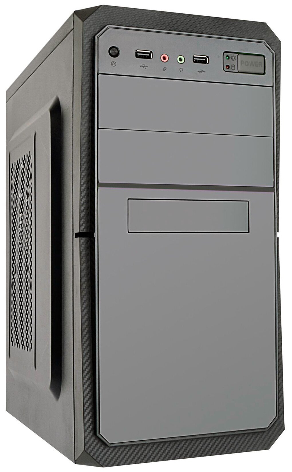 Корпус Minitower ExeGate BA-202-AA450 (mATX, БП AA450 с вент. 8см, 2*USB, аудио, черный) EX284025RUS