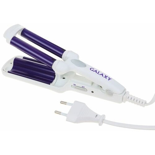 Galaxy Плойка Galaxy GL 4619 35 Вт керамическое покрытие d10 мм 180С белая 168300₽