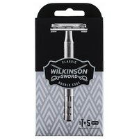 Т-образная бритва Wilkinson Sword Classic Double Edge Premium,(1 станок+5 лезвий)