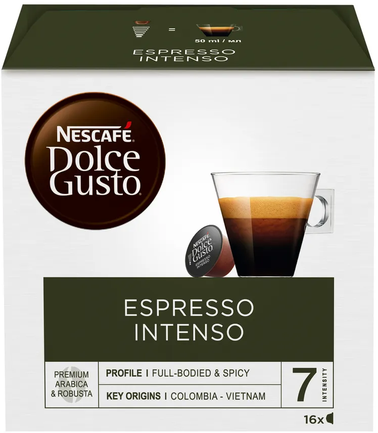 Кофе в капсулах Espresso Intenso для Nescafe Dolce Gusto, 16 кап. в уп., 3 уп. (48 капсул) - фотография № 8