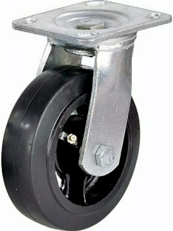 Колесо большегрузное обрезиненное поворотное 250мм (SCD85) мфк-торг 1083250 - фотография № 1