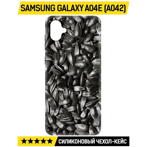 Чехол-накладка Krutoff Soft Case Семечки для Samsung Galaxy A04e (A042) черный чехол накладка krutoff soft case шахматы для samsung galaxy a04e a042 черный