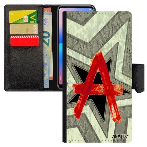 фото Чехол книжка на мобильный samsung galaxy s8, "анархия" беззаконие забастовка utaupia