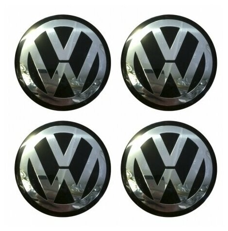 Наклейки на колесные диски Фольксваген / Volkswagen D-45mm